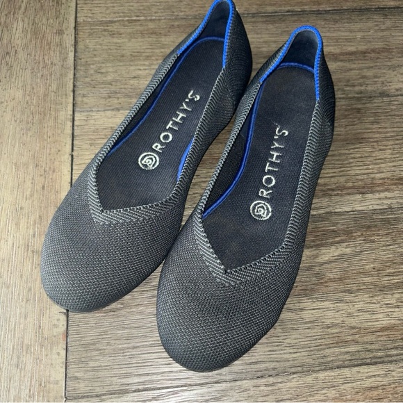 Rothy's Black Flats & Loafers with Slip-On Design - Picture 1 of 6